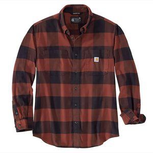 Carhartt flannel long sleeve plaid shirt